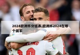 2024欧洲杯分组表,欧洲杯2024在哪个国家