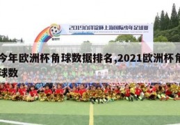 今年欧洲杯角球数据排名,2021欧洲杯角球数